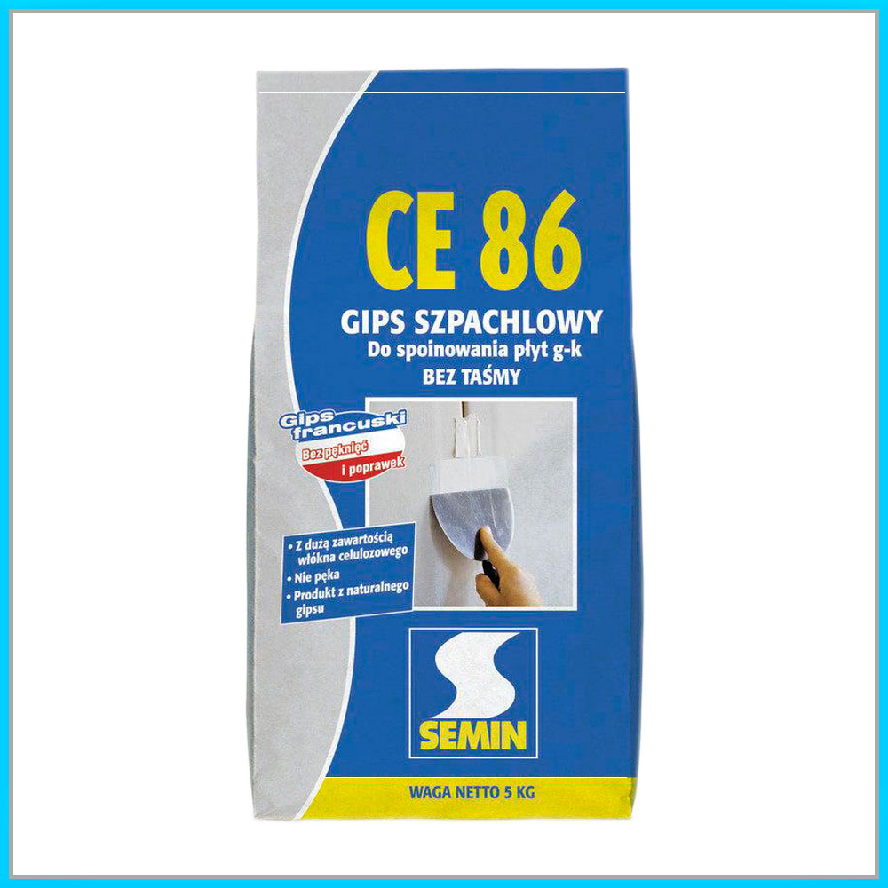 CE-86 Semin шпаклівка для стиків ГКЛ-5кг.