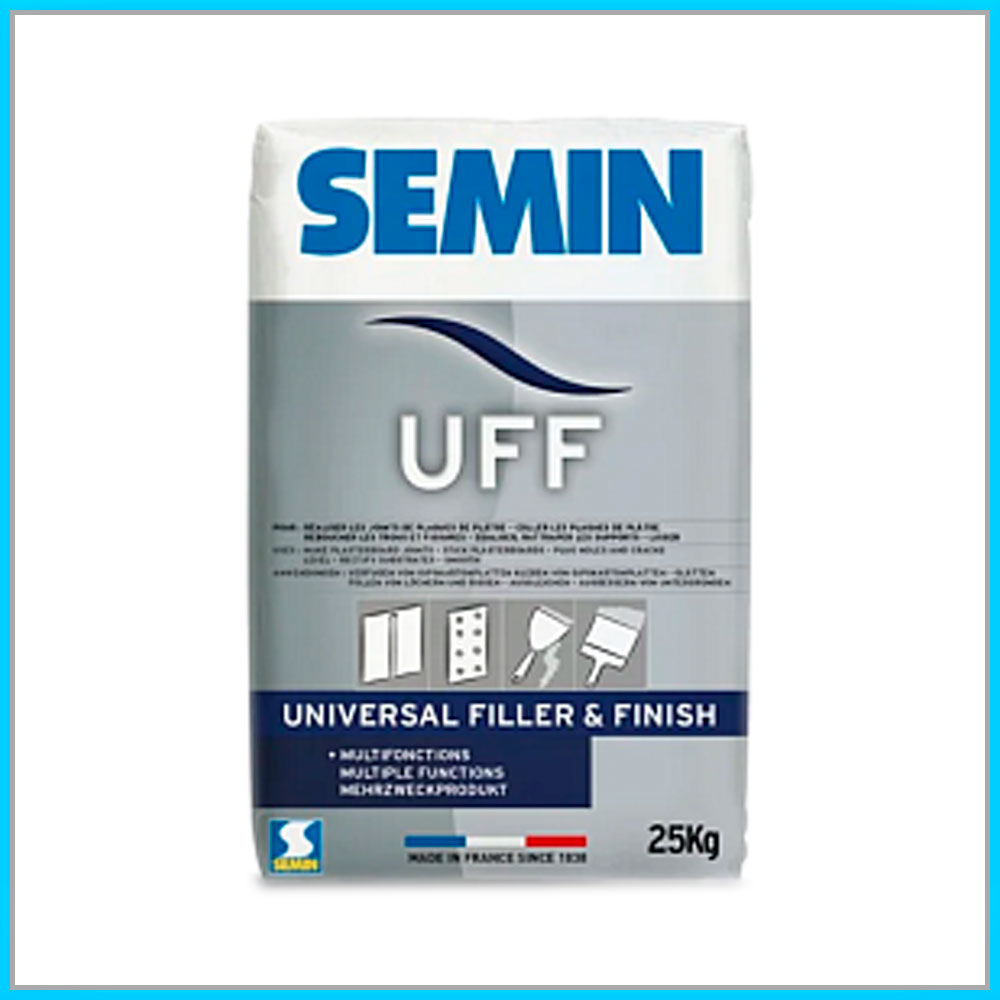 Шпаклювальна суміш 4 в 1- 25 кг., UFF Semin