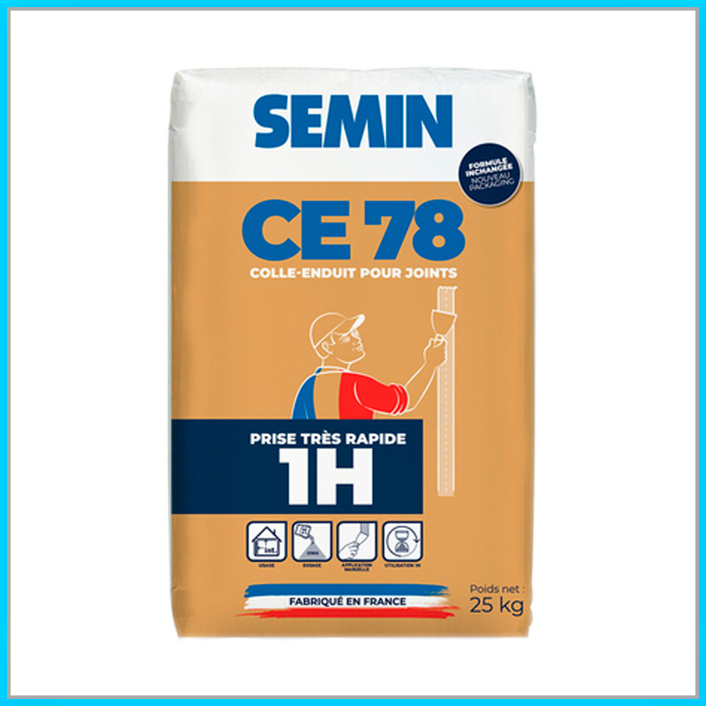 CE-78 Rapide1H Semin шпаклівка для ГКЛ 25кг