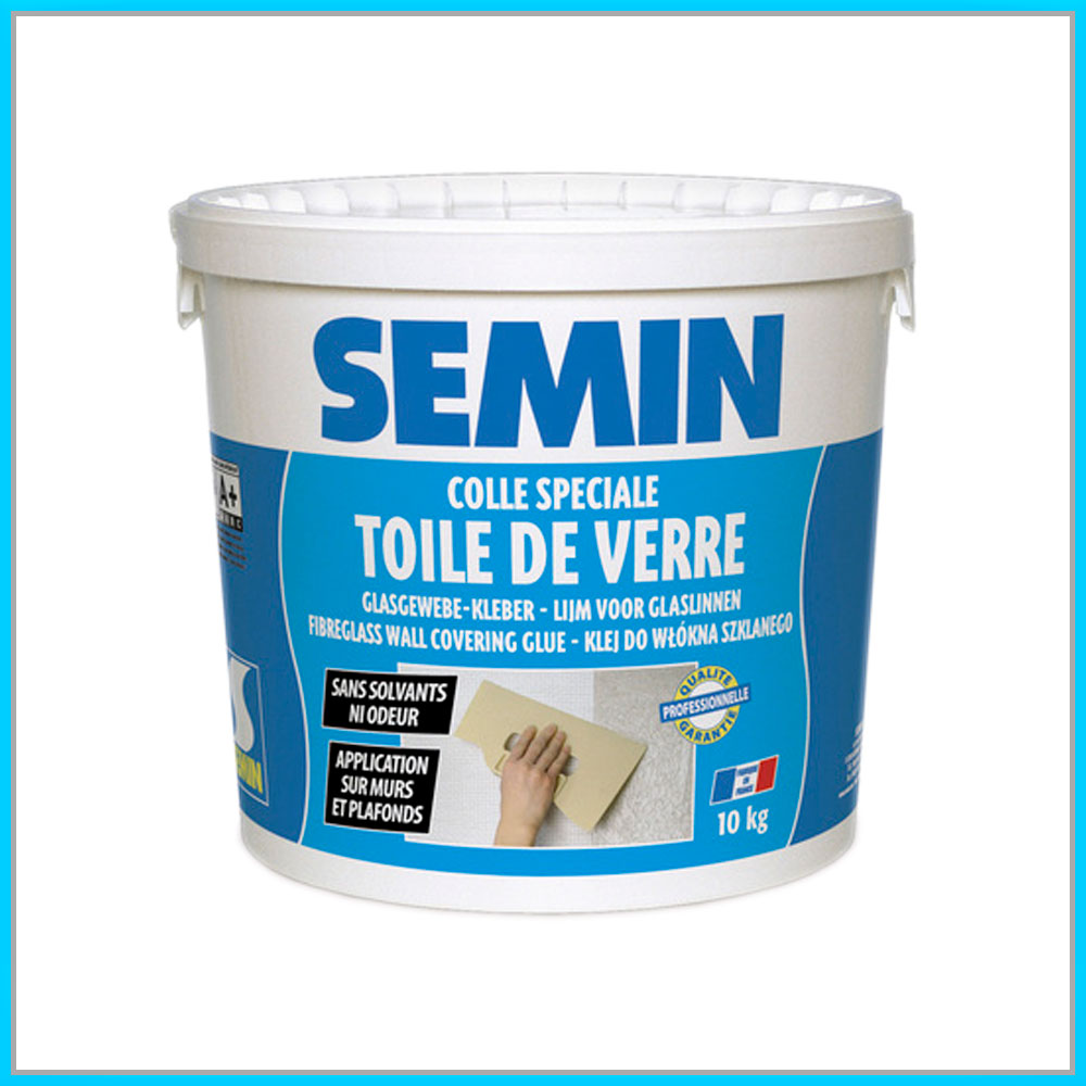 Colle toile de verre Semin(TDV) клей для cклошпалер 10кг.
